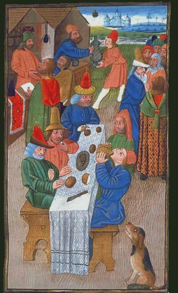 A medieval peasant meal